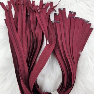 Avo spiraali vetoketju 6mm, Viininpunainen  72cm