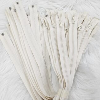 Avo spiraali vetoketju 4mm, Luonnon valkoinen  62cm