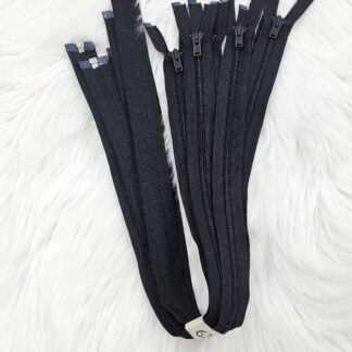 Avo spiraali vetoketju 6mm, Musta  62cm