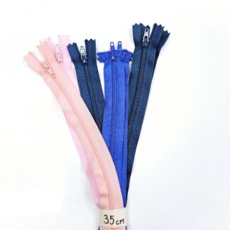 Umpi spiraalivetoketju 4mm, baby pink 35cm